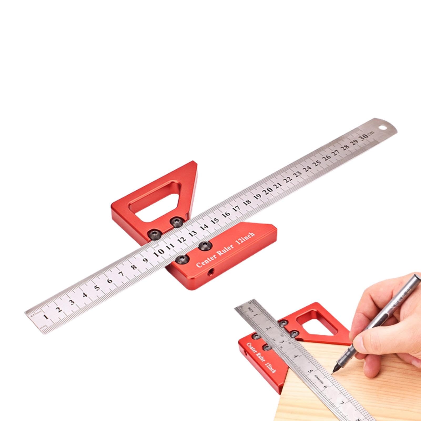 てんてんページ Amazon | Hozilen 中心探し定規、センタリング定規, ライン